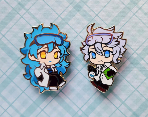 TWST - Idia & Azul Lab Chibis