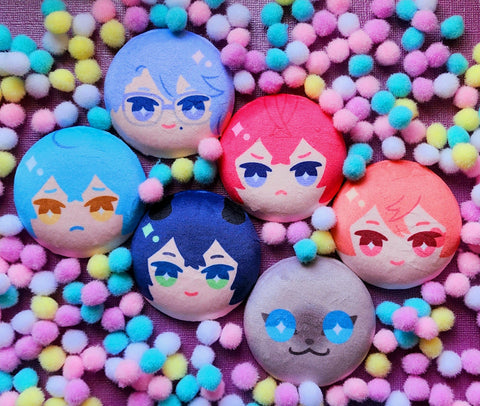 TWST - Plush Fabric Buttons