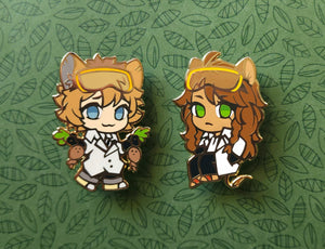 TWST - Ruggie & Leona Lab Chibis