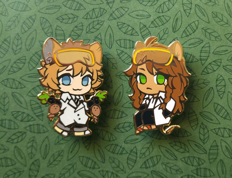 TWST - Ruggie & Leona Lab Chibis