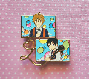 Tamako + Mochizou 2.75" Enamel Pin