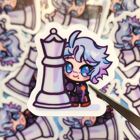 TWST - Chess Azul Clear Sticker