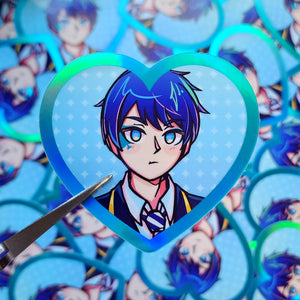 TWST - Deuce Holo Heart Sticker