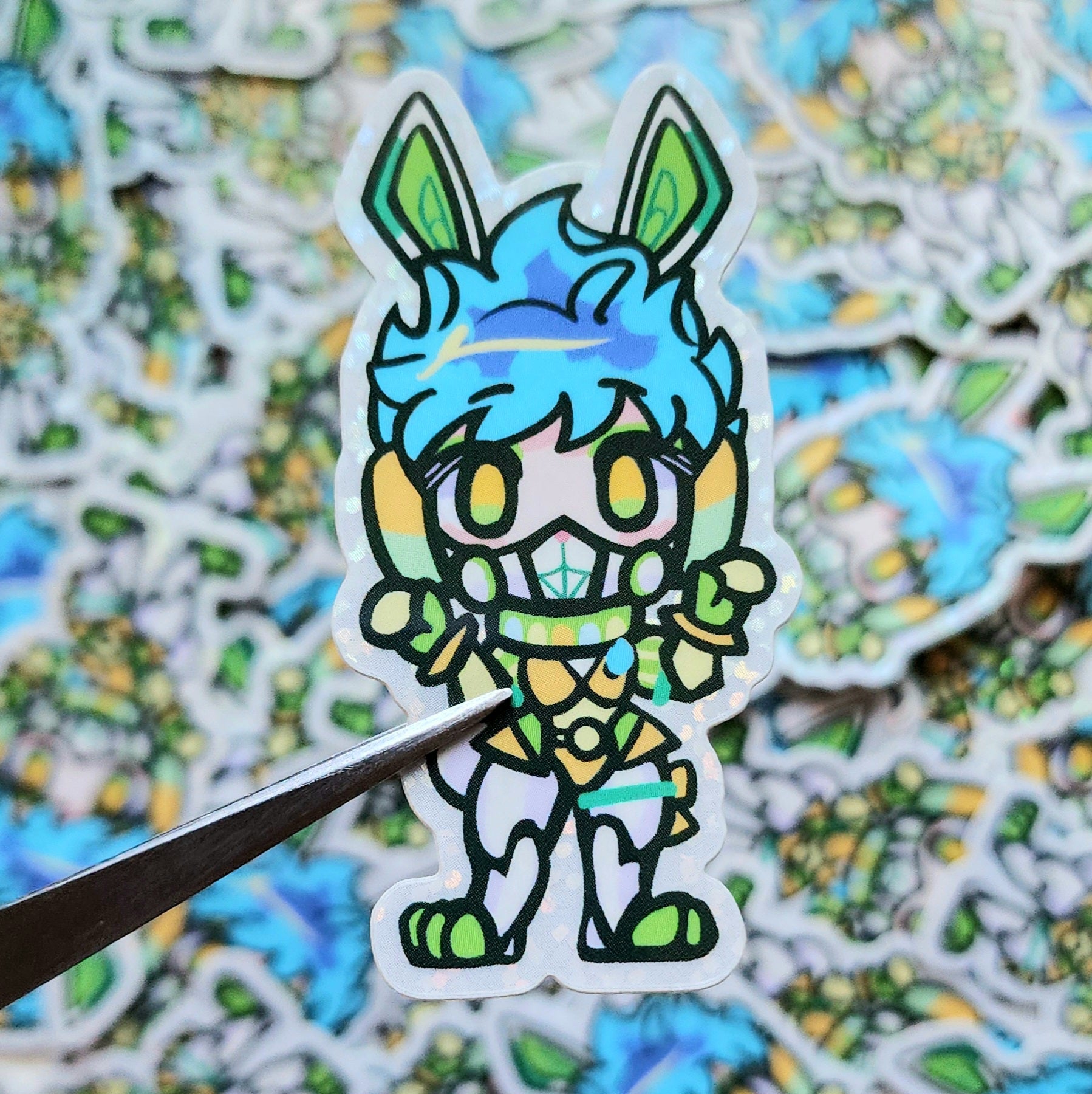 TWST - Rabbit Ortho Glitter Sticker
