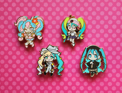 PokeMiku - 2" Enamel Pins