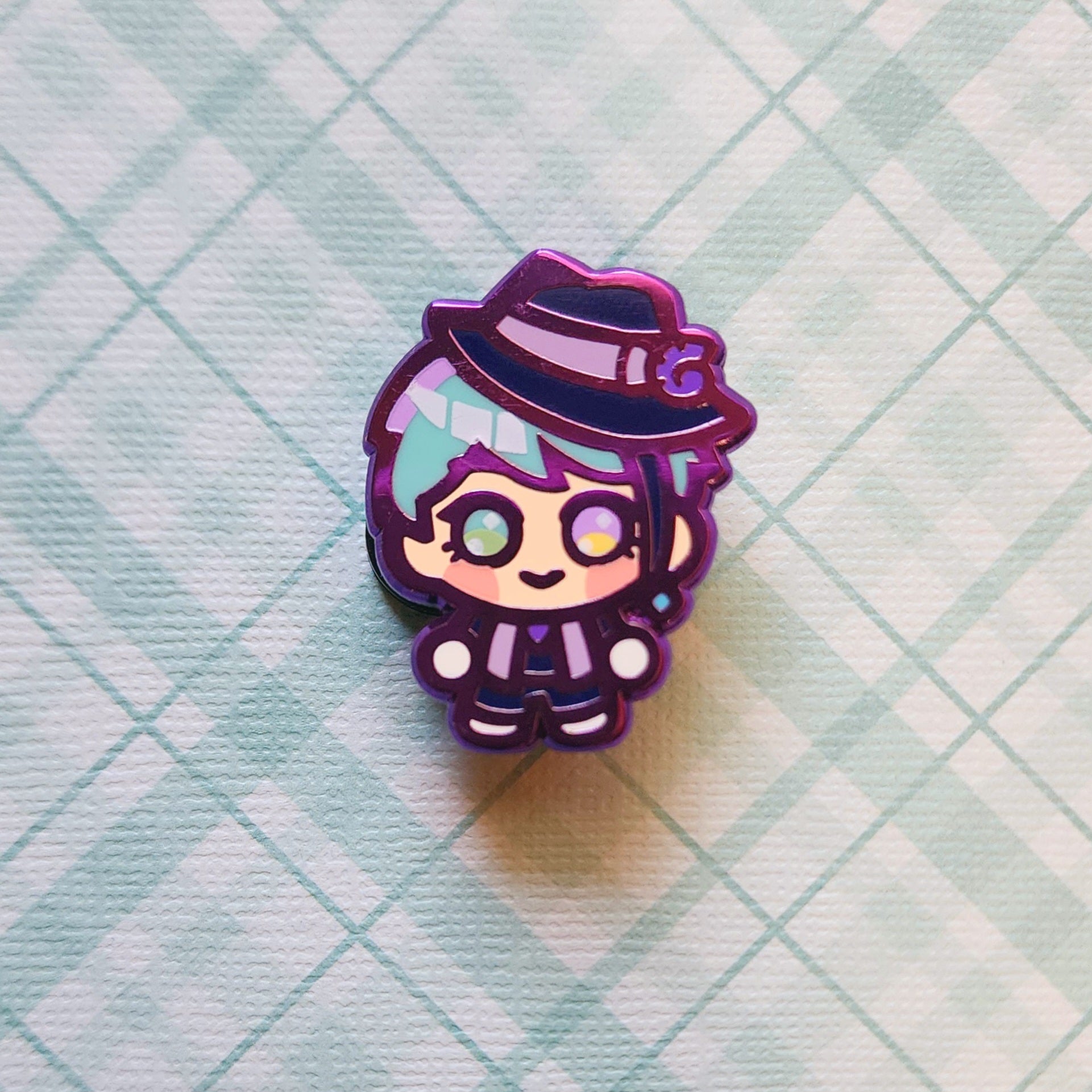 TWST - Jade Chrome Enamel Pin