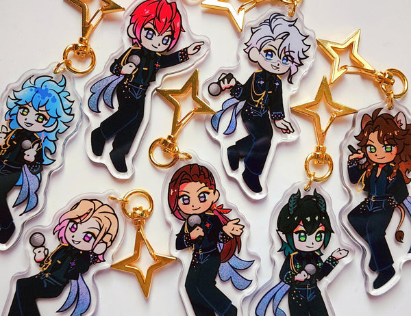 TWST - Blazing Jewel Acrylic Charms