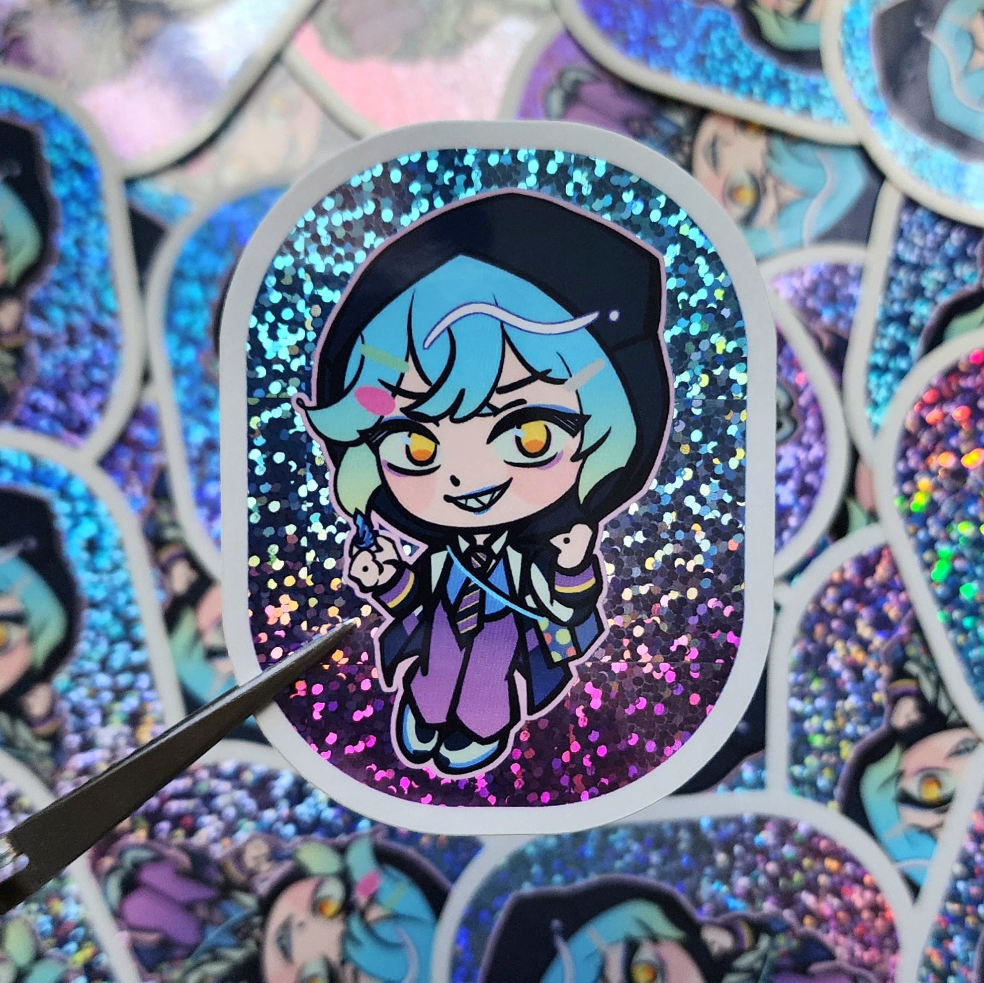 TWST - Club Idia Glitter Sticker