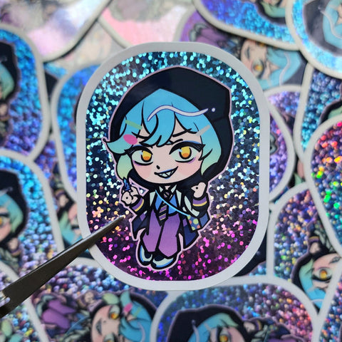 TWST - Club Idia Glitter Sticker