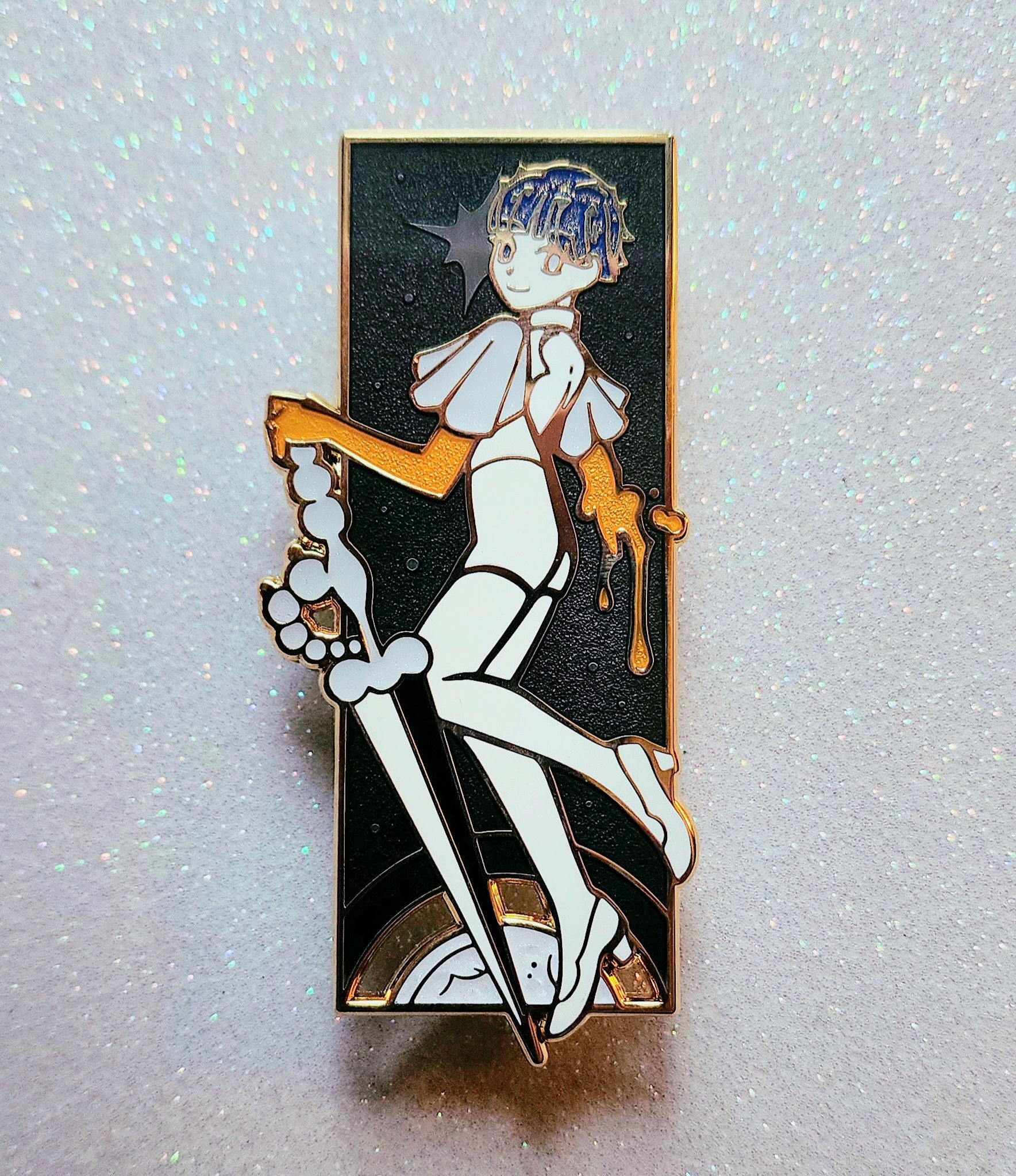 HNK - MoonPhos 3" Enamel Pin