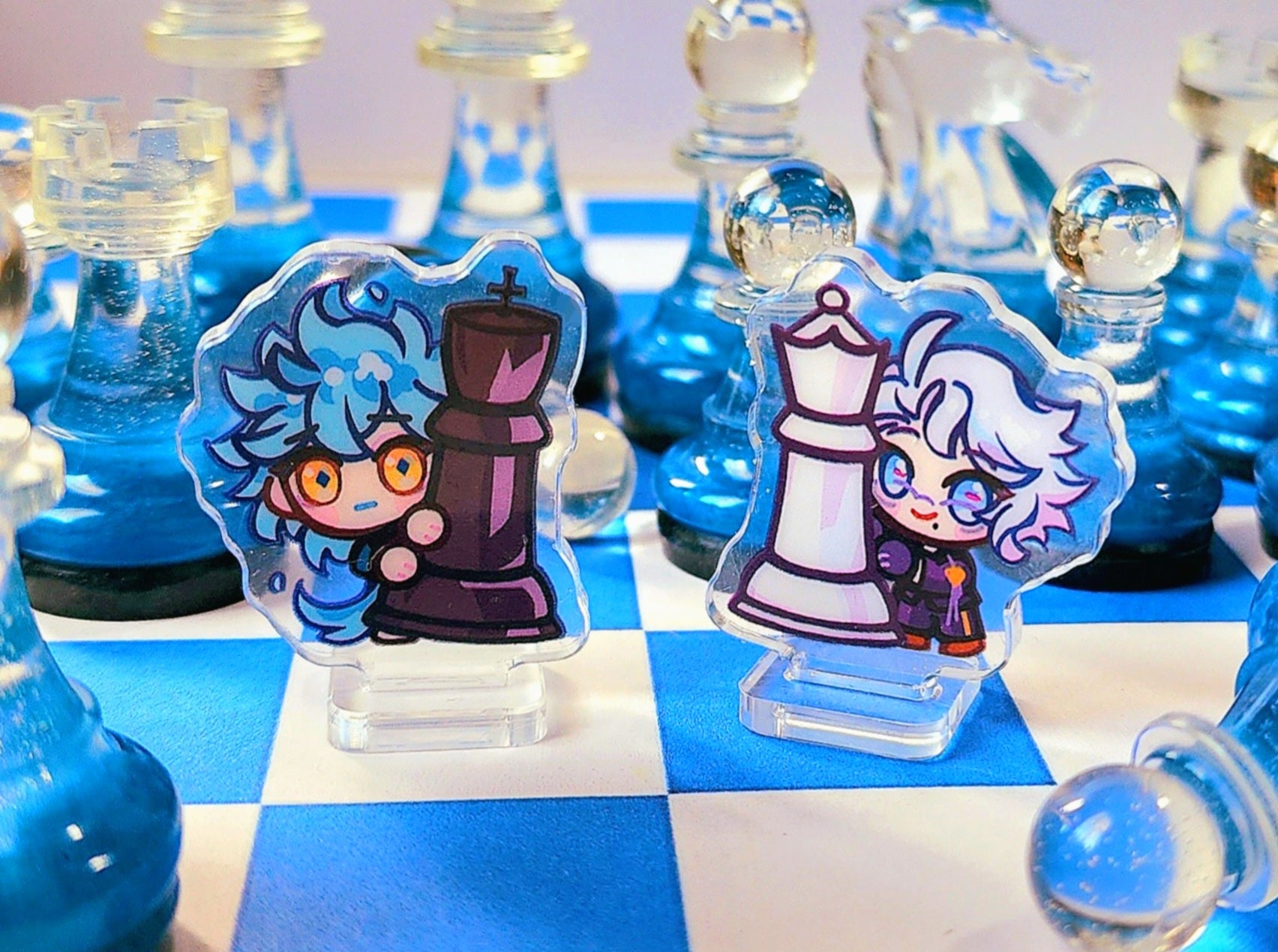 TWST - Idia & Azul Mini Chess Standees