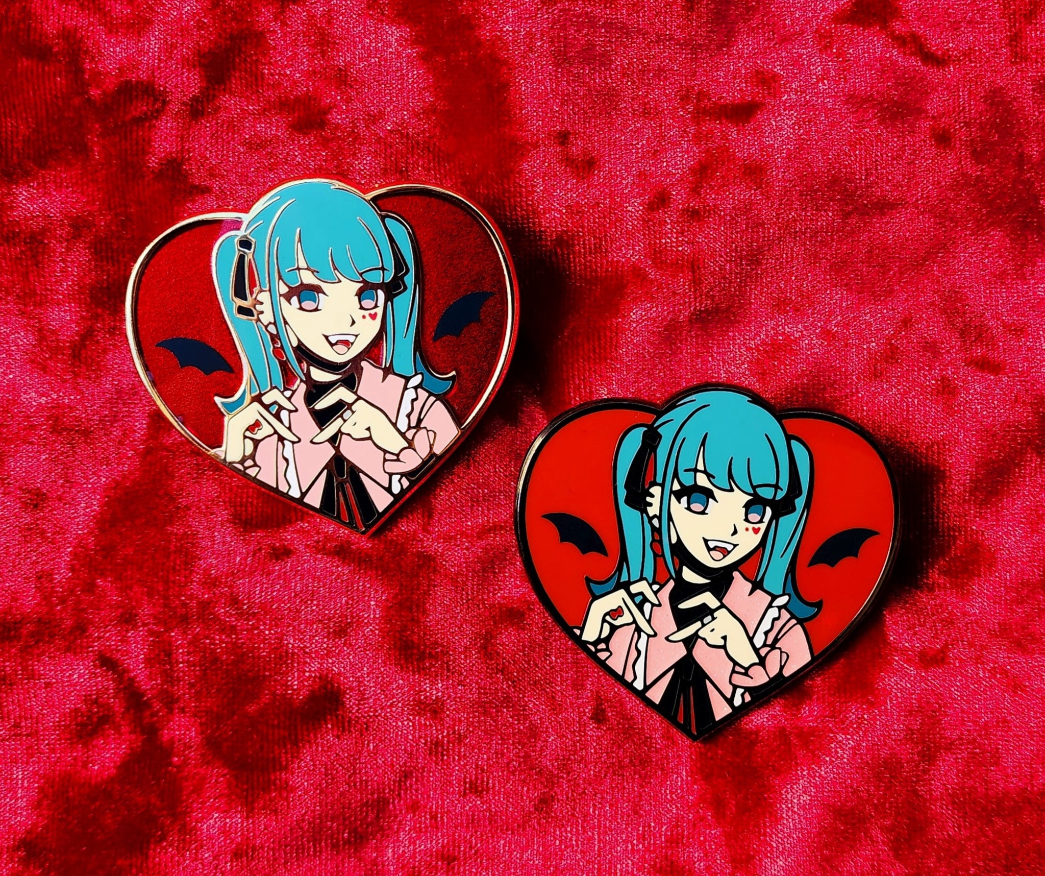[P4P] Vampire Miku 2.25" Enamel Pin
