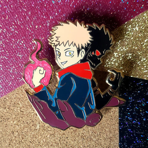 JJK - Yuji 2" Enamel Pin