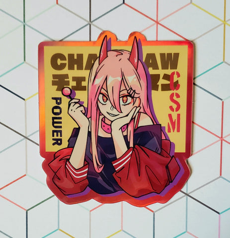 CSM - Power Holographic Sticker