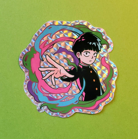 MP100 - Mob Prismatic Holo Sticker