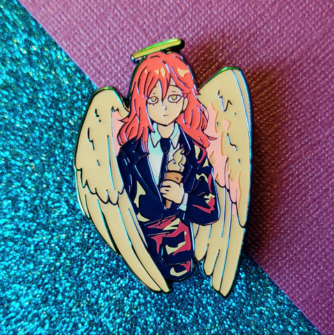 CSM - Anodized Angel 2" Enamel Pin