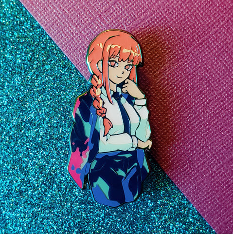 CSM - Anodized Makima 2" Enamel Pin