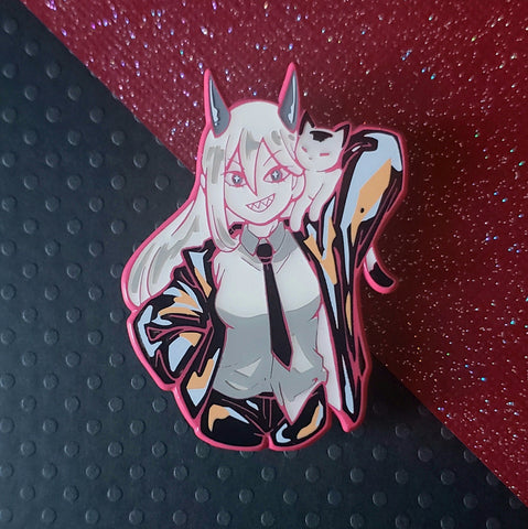 CSM - Manga Power 2" Enamel Pin