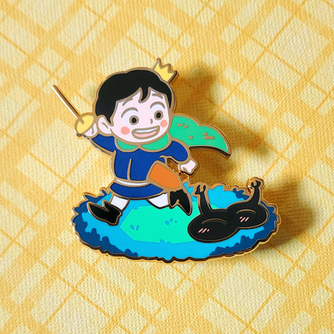 Ousama Ranking - 2.25" Sandblast Enamel Pin