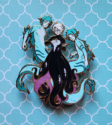 TWST - Octatrio 3.5" Gold Enamel Pin