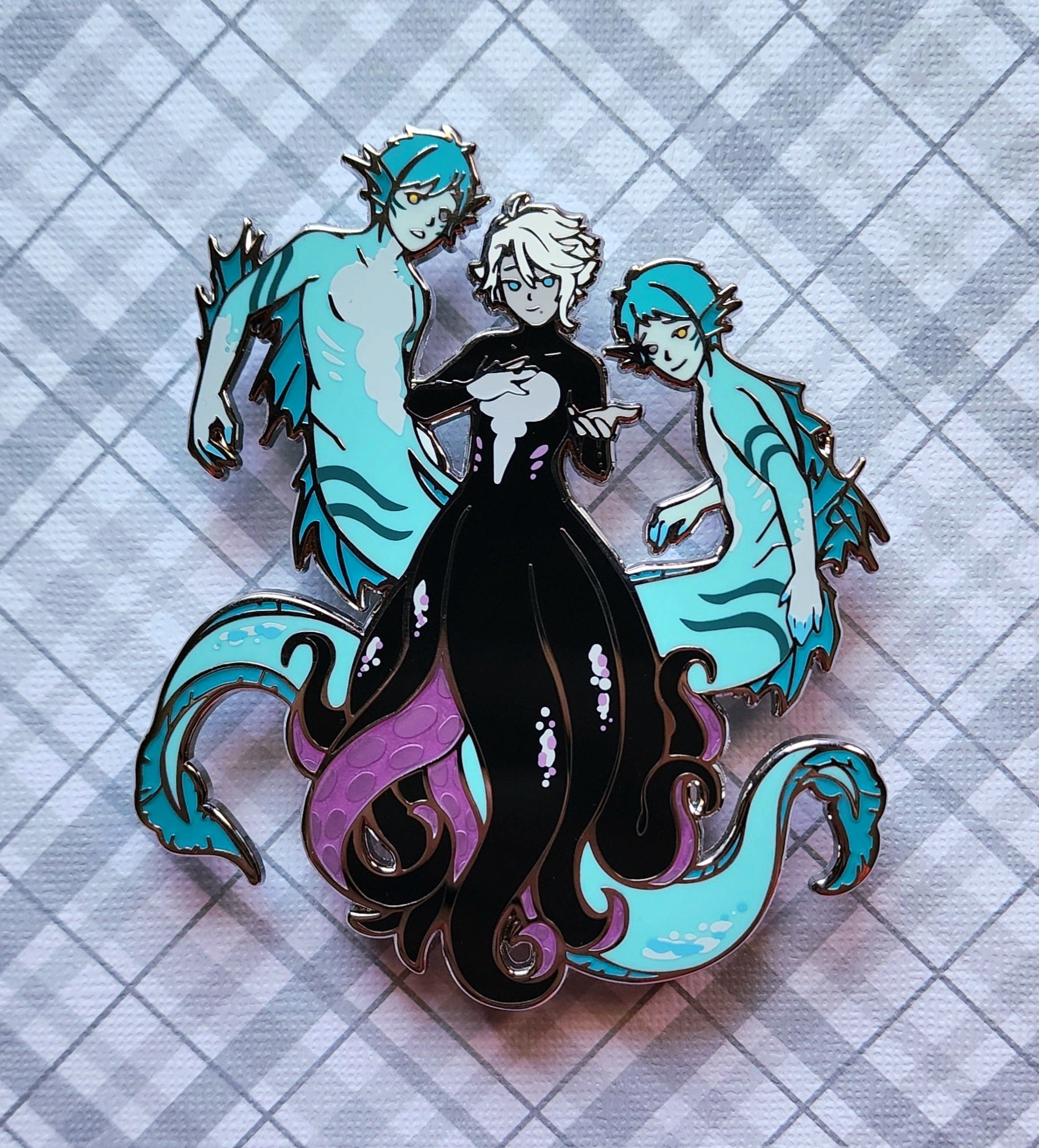 TWST - Octatrio 3.5" Silver Enamel Pin