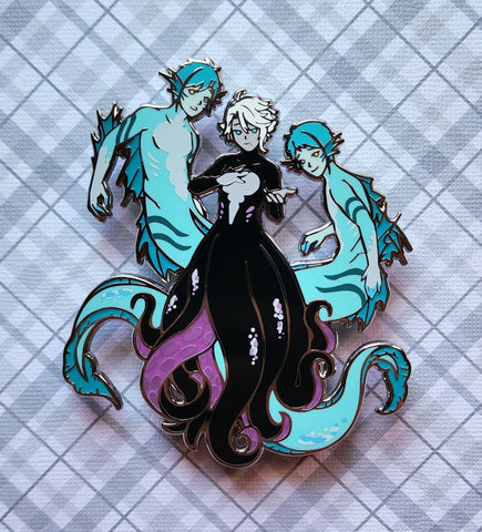 TWST - Octatrio 3.5" Silver Enamel Pin