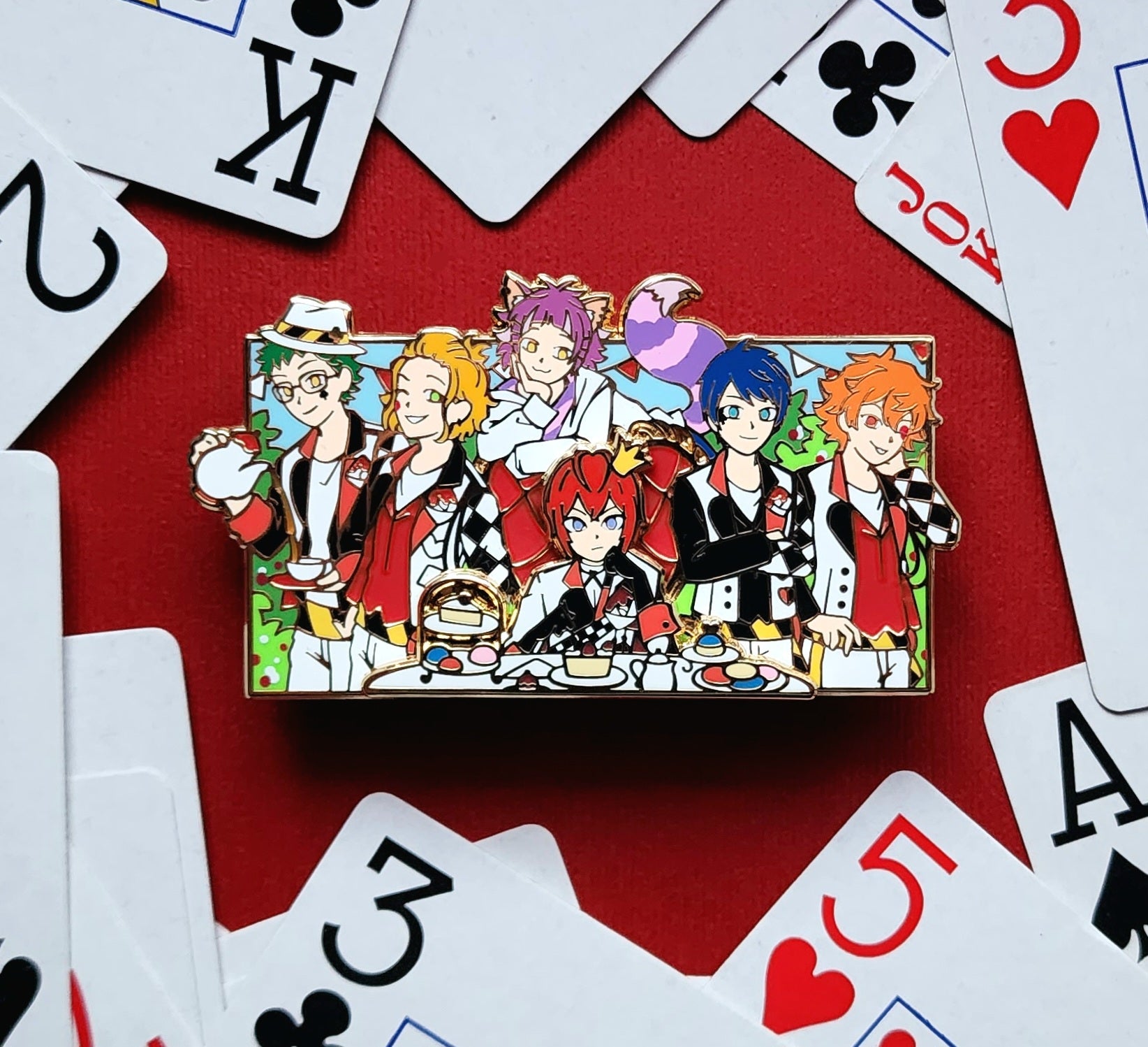 TWST - Heartslabyul 3" Pin on Pin