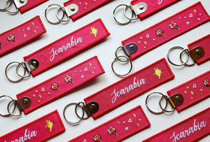 TWST - Scarabia Embroidered Tag Keychain