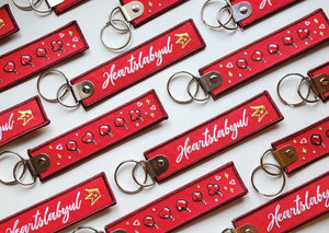 TWST - Heartslabyul Embroidered Tag Keychain