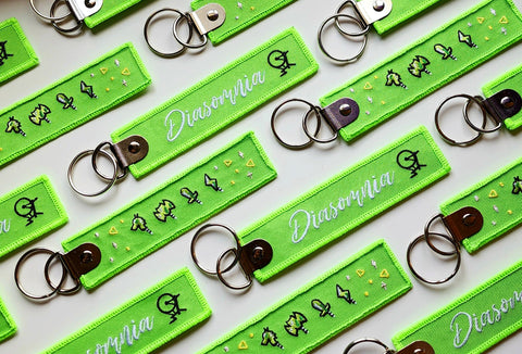 TWST - Diasomnia Embroidered Tag Keychain