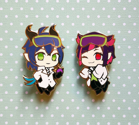TWST - Malleus & Lilia Lab Chibis