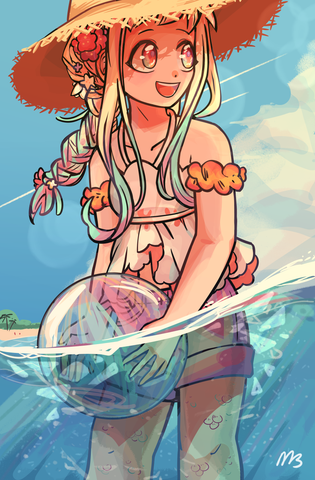 JSHK - Beach Nene Medium Print