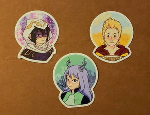 BNHA - Big 3 Vinyl Stickers