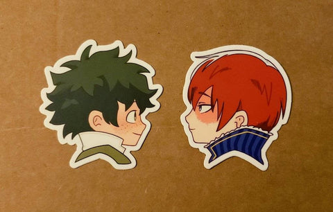 BNHA - Midoriya + Todoroki Fantasy Stickers