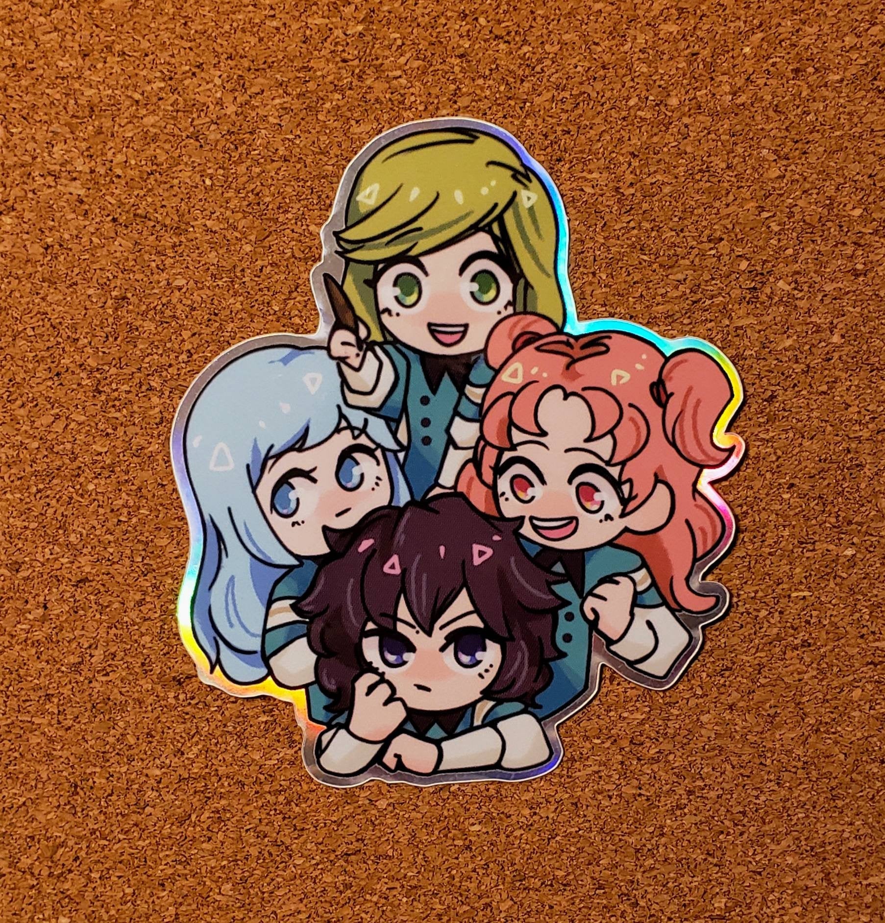 WHA - Holographic Sticker