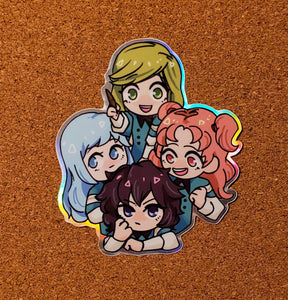 WHA - Holographic Sticker