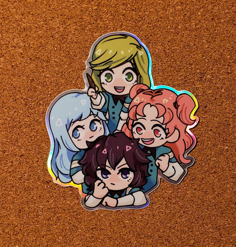 WHA - Holographic Sticker
