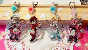 JSHK - Glitter Epoxy Acrylic Cafe Charms