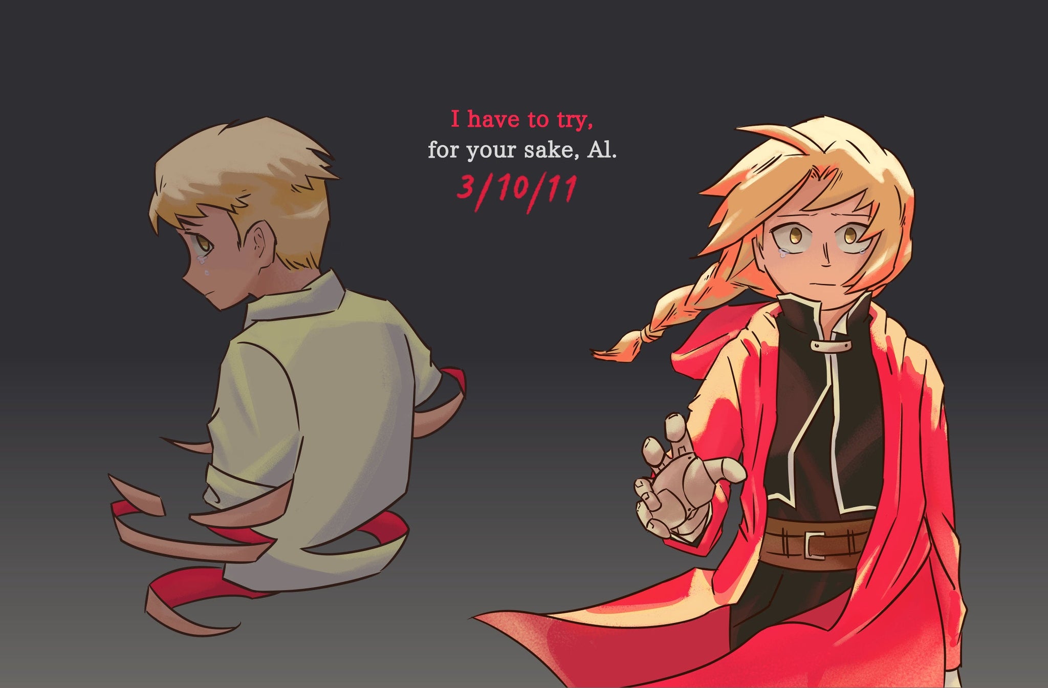 FMA - Elric Brothers Medium Print