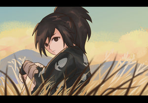 Dororo - Hyakkimaru Wheat Field Medium Print